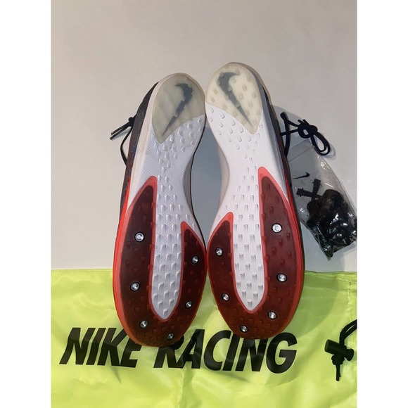 Size 13 - Nike Zoom Victory 5 XC Black Bright Crimson Volt 2020 - Picture 4 of 5